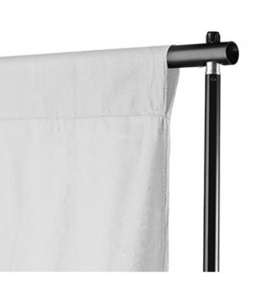 vidaXL Backdrop Cotton White 600x300 cm