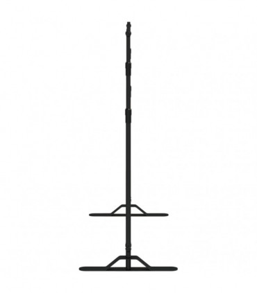 vidaXL Backdrop Stands 2 pcs Black 254x243 cm Steel