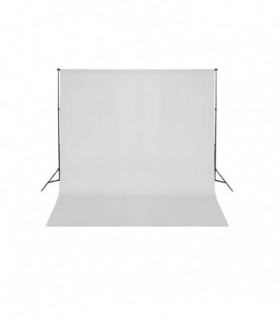vidaXL Backdrop Support System 600x300 cm White