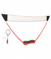vidaXL Badminton Set with 2 Rackets. Net & Storage Case 292x30x152 cm