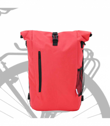 vidaXL Bicycle Bag Red 31 x 13 x 58 cm Polyester