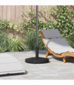 vidaXL Outdoor Umbrella Bases Black 48 x 48 x 32 cm Steel, Concrete