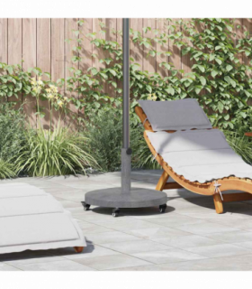 vidaXL Outdoor Umbrella Bases Dark wood 48 x 48 x 32.5 cm