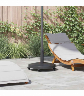 vidaXL Outdoor Umbrella Bases Dark grey 48 x 48 x 32.5 cm