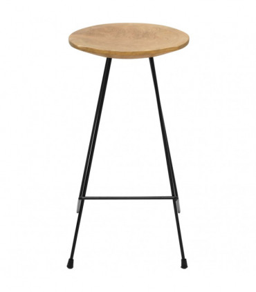 vidaXL Bar Stools 2 pcs Solid Teak Wood