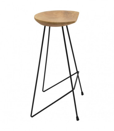 vidaXL Bar Stools 2 pcs Solid Teak Wood