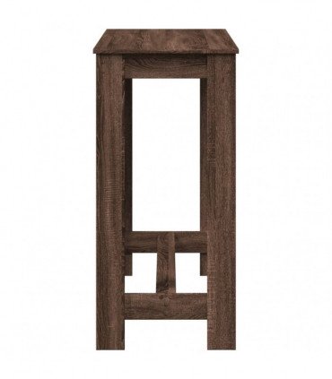 vidaXL Bar Table Brown Oak 102x50x103.5 cm Engineered Wood