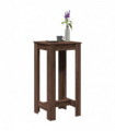 vidaXL Bar Table Brown Oak 51x50x103.5 cm Engineered Wood