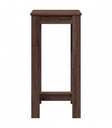 vidaXL Bar Table Brown Oak 51x50x103.5 cm Engineered Wood