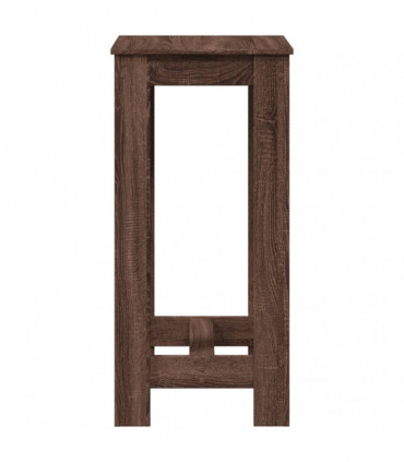 vidaXL Bar Table Brown Oak 51x50x103.5 cm Engineered Wood