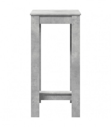 vidaXL Bar Table Concrete Grey 51x50x103.5 cm Engineered Wood