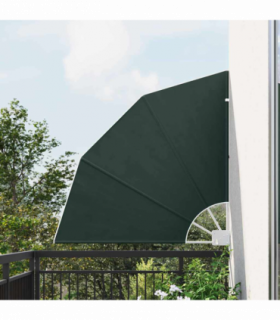 vidaXL Balcony Privacy Screen Dark green 115 x 115 cm Fabric