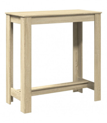 vidaXL Bar Table Sonoma Oak 102x50x103.5 cm Engineered Wood