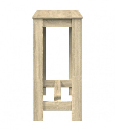 vidaXL Bar Table Sonoma Oak 102x50x103.5 cm Engineered Wood