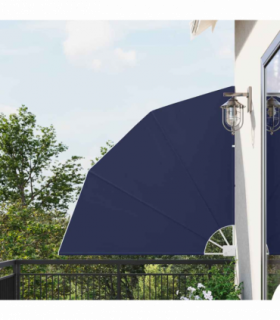 vidaXL Balcony Privacy Screen Navy blue 140 x 140 cm Fabric