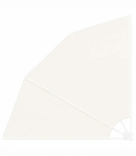 vidaXL Balcony Privacy Screen Cream 160 x 160 cm Fabric