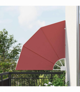 vidaXL Balcony Privacy Screen Terracotta 115 x 115 cm Fabric