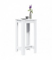 vidaXL Bar Table White 51x50x103.5 cm Engineered Wood