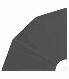 vidaXL Balcony Privacy Screen Black 160 x 160 cm Fabric