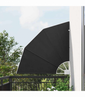 vidaXL Balcony Privacy Screen Anthracite 115 x 115 cm Fabric