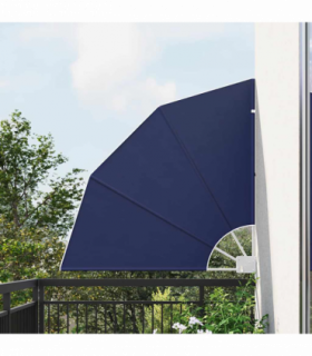 vidaXL Balcony Privacy Screen Navy blue 115 x 115 cm Fabric