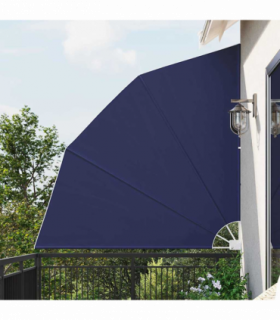 vidaXL Balcony Privacy Screen Navy blue 210 x 210 cm Fabric