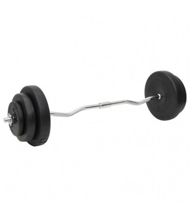 vidaXL Barbell and Dumbbell with Plates 60 kg