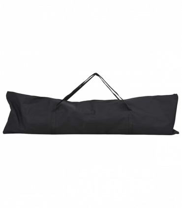 vidaXL Baseball & Softball Black 214.5 x 89.5 x 181 cm Polyester