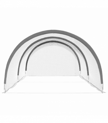 vidaXL Baseball & Softball Black 70 x 35 x 24 cm Polyester