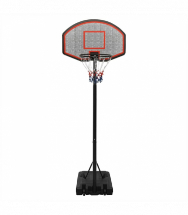 vidaXL Basketball Stand Black 237-307 cm Polyethene