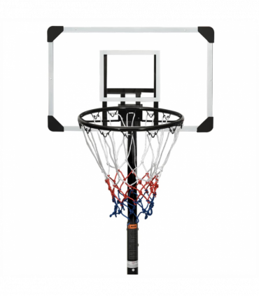 vidaXL Basketball Stand Transparent 216-250 cm Polycarbonate