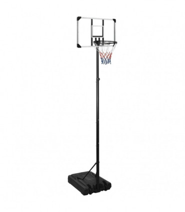 vidaXL Basketball Stand Transparent 280-350 cm Polycarbonate