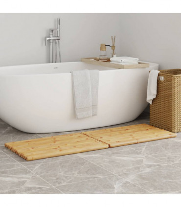 vidaXL Bath Mats 2 pcs 70x50 cm Bamboo