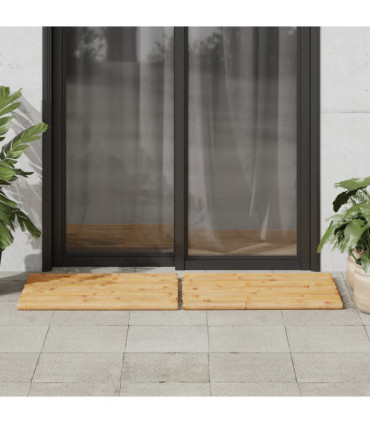 vidaXL Bath Mats 2 pcs 70x50 cm Bamboo