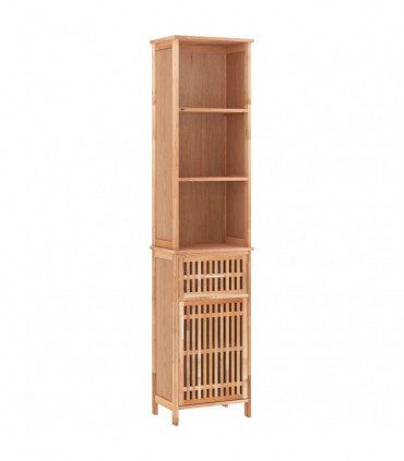 vidaXL Bathroom Cabinet 42x29x182 cm Solid Wood Walnut
