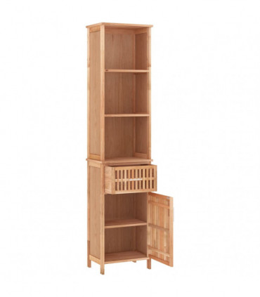 vidaXL Bathroom Cabinet 42x29x182 cm Solid Wood Walnut