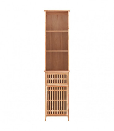 vidaXL Bathroom Cabinet 42x29x182 cm Solid Wood Walnut
