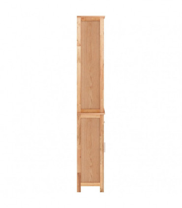 vidaXL Bathroom Cabinet 42x29x182 cm Solid Wood Walnut