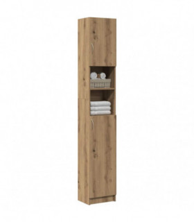 vidaXL Bathroom Cabinet Artisan Oak 32x25.5x190 cm Engineered Wood