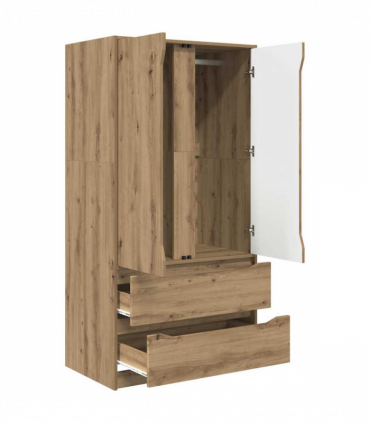 vidaXL Bathroom Cabinet Artisan Oak 79.5 x 49 x 156 cm Engineered Wood