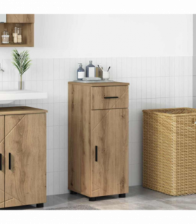 vidaXL Bathroom Cabinet Artisan oak 30 x 35 x 80 cm Engineered wood