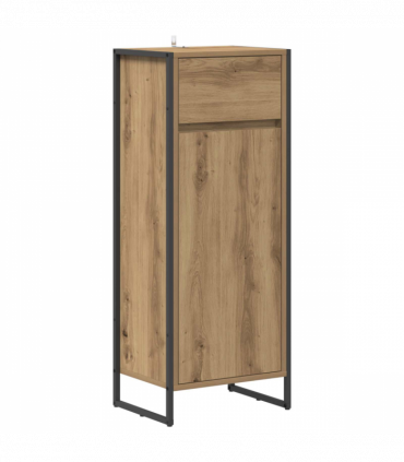 vidaXL Bathroom Cabinet Artisian Oak 40 x 30 x 100 cm Engineered Wood