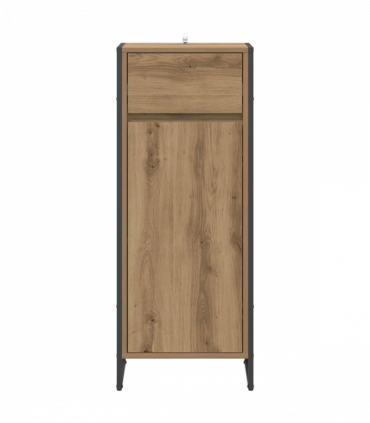 vidaXL Bathroom Cabinet Artisian Oak 40 x 30 x 100 cm Engineered Wood