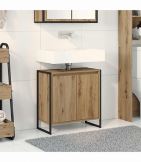 vidaXL Bathroom Cabinet Artisian Oak 60 x 30 x 60 cm Engineered Wood