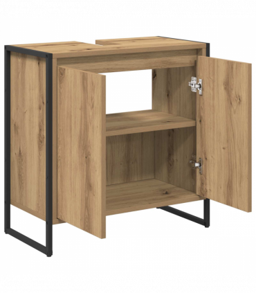 vidaXL Bathroom Cabinet Artisian Oak 60 x 30 x 60 cm Engineered Wood