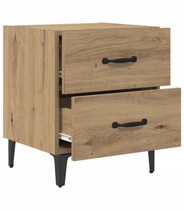 vidaXL Bed Cabinet Artisan oak 40 x 35 x 47.5 cm Engineered wood