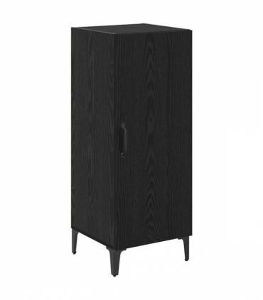 vidaXL Sideboard Black oak 34.5 x 34 x 90 cm Engineered wood