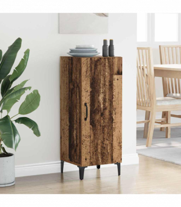 vidaXL Sideboard Old wood 34.5 x 34 x 90 cm Engineered wood