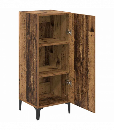 vidaXL Sideboard Old wood 34.5 x 34 x 90 cm Engineered wood