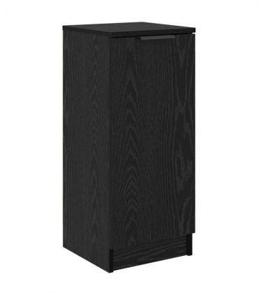 vidaXL Sideboard Black oak 30 x 30 x 70 cm Engineered wood